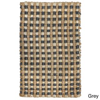 Justin Tricolor Cable Jute Rug (8x10)