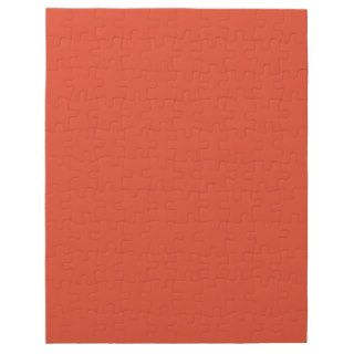Tigerlily Warm Orange Background. Elegant Color Jigsaw Puzzles