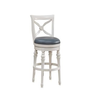Hadleigh Counter Height Stool in White Bar Stools