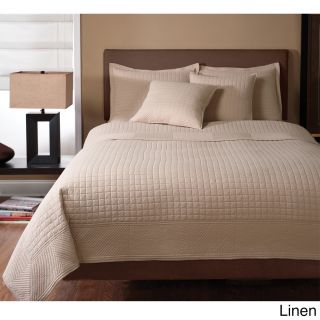 Essex 100 percent Cotton Quilted square 3 piece Design Quilt Set
