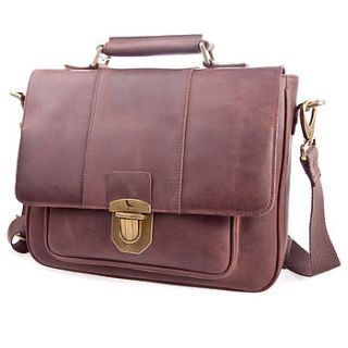 ladies leather satchel by the gul bag company