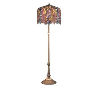 Meyda Tiffany Style Reproduction Wisteria Floor Lamp —