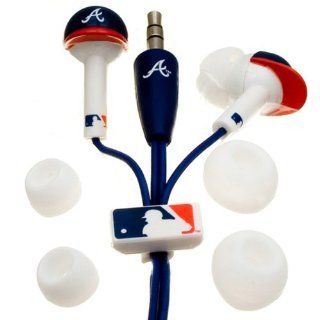 NEMO DIGITAL MLF10114ATL MLB Batting Helmet Earbuds Atlanta Braves Style Electronics
