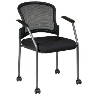 Pro line Ii Breathable Progrid Rolling Visitors Chair