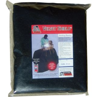 Steiner Velvet Shield Carbonized Fiber Blanket — 6ft. x 8ft., Model# 31686  Welding Blankets