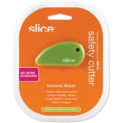 Slice Green Magnetic Plastic Safety Cutter With Ceramic Blade