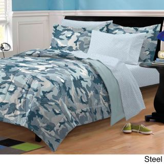 Chf Industries Geo Camo 5 piece Bed In A Bag With Sheet Set Green Size Twin