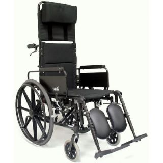 Karman Healthcare Ultralight Reclining Transport Standard Wheelchair