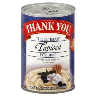 Thank You Tapioca Pudding 15.5 (Pack of 12)  Gelatin Dessert Mixes  Grocery & Gourmet Food