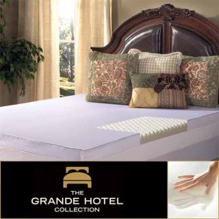 Grande Hotel Collection Comfort Loft 3 inch Memory Foam Mattress Topper With Cover