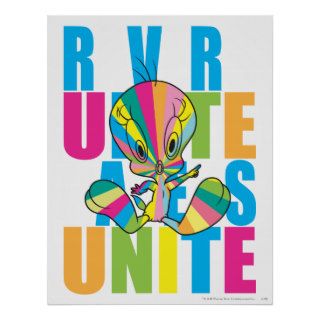 Tweety Ravers Unite Posters