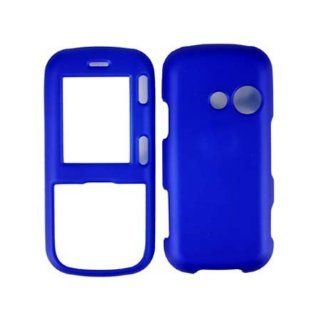 Blue Rubberized Hard Case for LG VN250 Cosmos / LG RUMOR 2 LX265 Cell Phones & Accessories