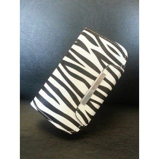Eagle Cell Leather Pouch for Samsung Galaxy S3   Retail Packaging   Black and White Zebra Cell Phones & Accessories