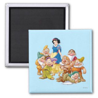 Snow White and the Seven Dwarfs 2 Magnets