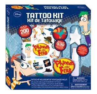 Phineas and Ferb Tattoo Kit Health & Personal Care