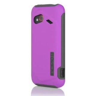 Incipio HT 276 SILICRYLIC DualPro Case for HTC DROID Incredible 4G LTE   1 Pack   Retail Packaging   Dark Purple/Light Gray Cell Phones & Accessories