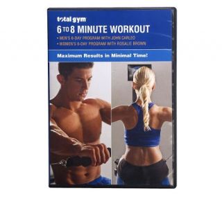 Total Gym 6 8 Minute Workout DVD featuring JohnCarleo —
