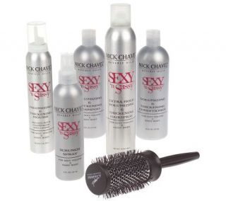 Nick Chavez Prescription for Sexy Hair 5 piece Kit with Brush —