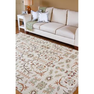 Hand knotted Legacy Beige New Zealand Wool Rug (10 X 14)