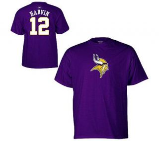 NFL Minnesota Vikings Percy Harvin Name & Number T Shirt —