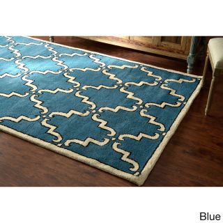 Nuloom Handmade Luna Marrakesh Trellis Wool Rug (5 X 8)