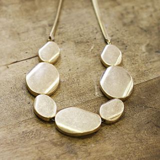 leone pebble necklace by bloom boutique