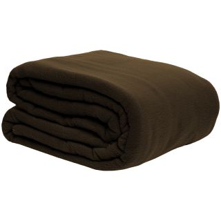 Lcm Home Fashions Supreme Warmth Fleece Blanket Brown Size Full  Queen