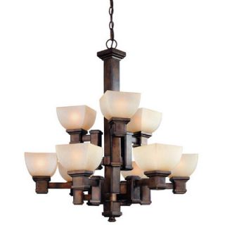 dolan designs belltown 9 light chandelier