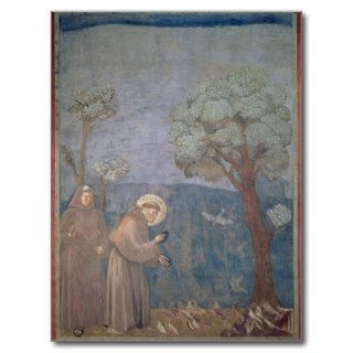 St. Francis Preaching to the Birds, 1297 99 Postcards