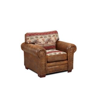 American Furniture Classics Lodge Chair and Ottoman