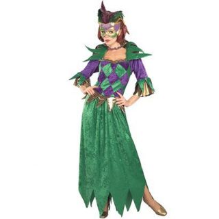Womens Mardi Gras Madness Costume   One Size Fi