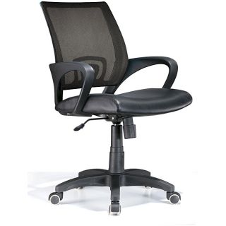 Leatherette Black Office Chair