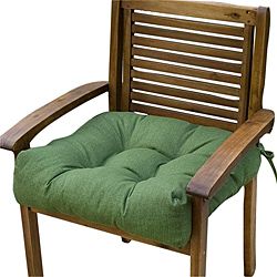 20 inch Outdoor Summerside Green Chair Cushion