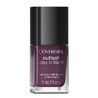 Covergirl Outlast Stay Brilliant Nail Gloss, #270 Crushed Berries   0.37 Oz, Pack of 2 Health & Personal Care