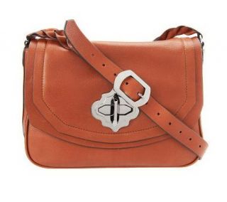 orYANY Leather Celeste Turnlock Shoulder Bag —
