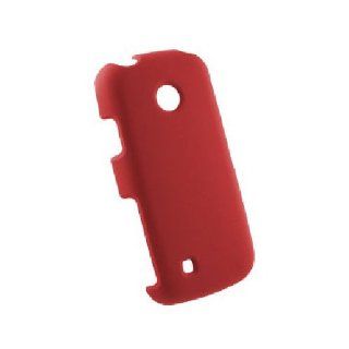 Red Hard Snap On Cover Case for LG Cosmos Touch VN270 Cell Phones & Accessories