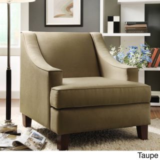 Tribecca Home Winslow Concave Arm Modern Accent Chair