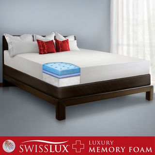 Swisslux 8 inch Full size European style Memory Foam Mattress