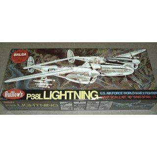 Guillow's Lockheed P 38 Lightning Model Kit Toys & Games