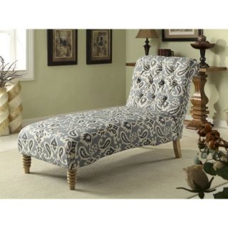 Chaise Lounge Armen Living Yorkshire Lounge Chair   Ikat