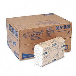 Scott Embossed C fold Towels   200/ Pack (12 Packs Per Carton)