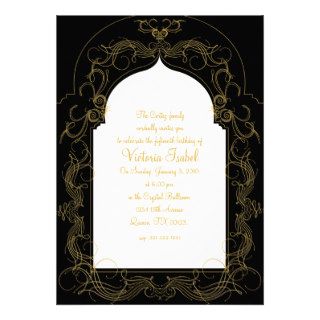 sweet 15 ARABIAN NIGHTS quinceañera invitation