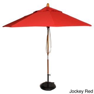 Phat Tommy Phat Tommy Marenti Wood Market 9 foot Sunbrella Patio Umbrella Red Size 9 foot