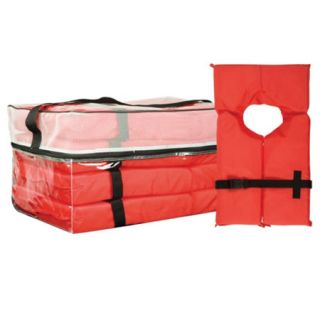 Four Type II Adult Life Jackets With Storage Bag 775155