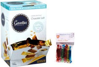 1 x French fines pancakes Gavottes milk chocolate from France Crpes dentelle Gavottes chocolat au lait loc maria   26, 46 oz   150 serves + 1 sachet of barley sugar Thodore Bardin Cuinet  Cookies Gourmet  Grocery & Gourmet Food