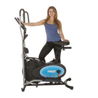 ProGear 400LS 2 in 1 Air Elliptical and Exercise Bike with Heart Pulse Sensors Exercise Bikes