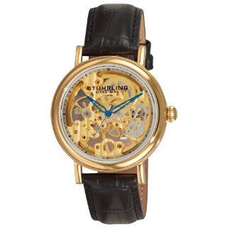 Stuhrling Original Women's 294.113531 Lady Montague Mechanical Skeleton Goldtone Watch Watches