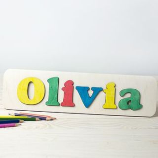 personalised name puzzle by wooden toy gallery