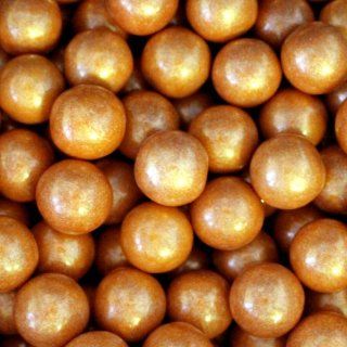 Gold Gumballs Large 1"   5lbs  Chewing Gum  Grocery & Gourmet Food