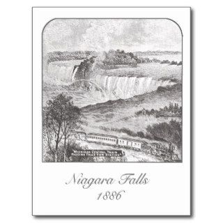 Niagara Falls   Falls View Railway 1886 Postcard